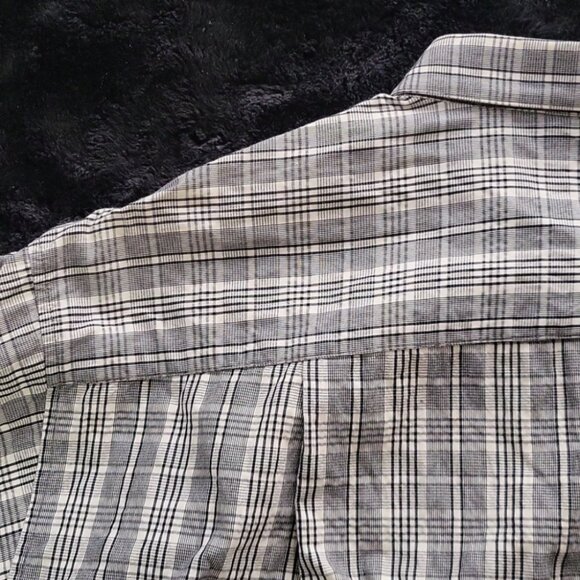 Mondo Mens Shirt XL/54 Cotton Viscose Plaid Italy - Picture 2 of 7